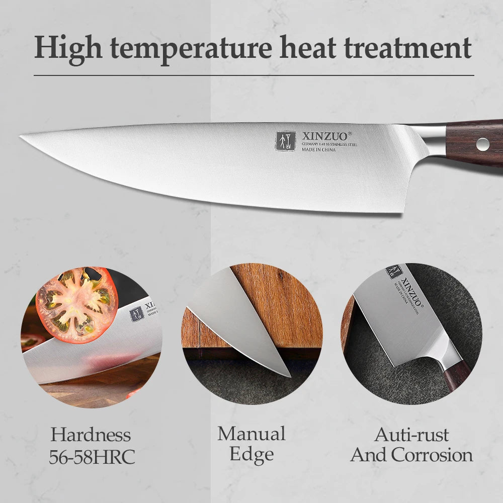 XINZUO 8'' Stainless Steel German Made Chef knife