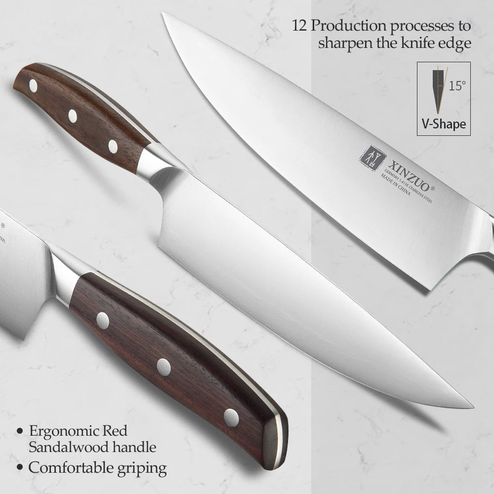 XINZUO 8'' Stainless Steel German Made Chef knife