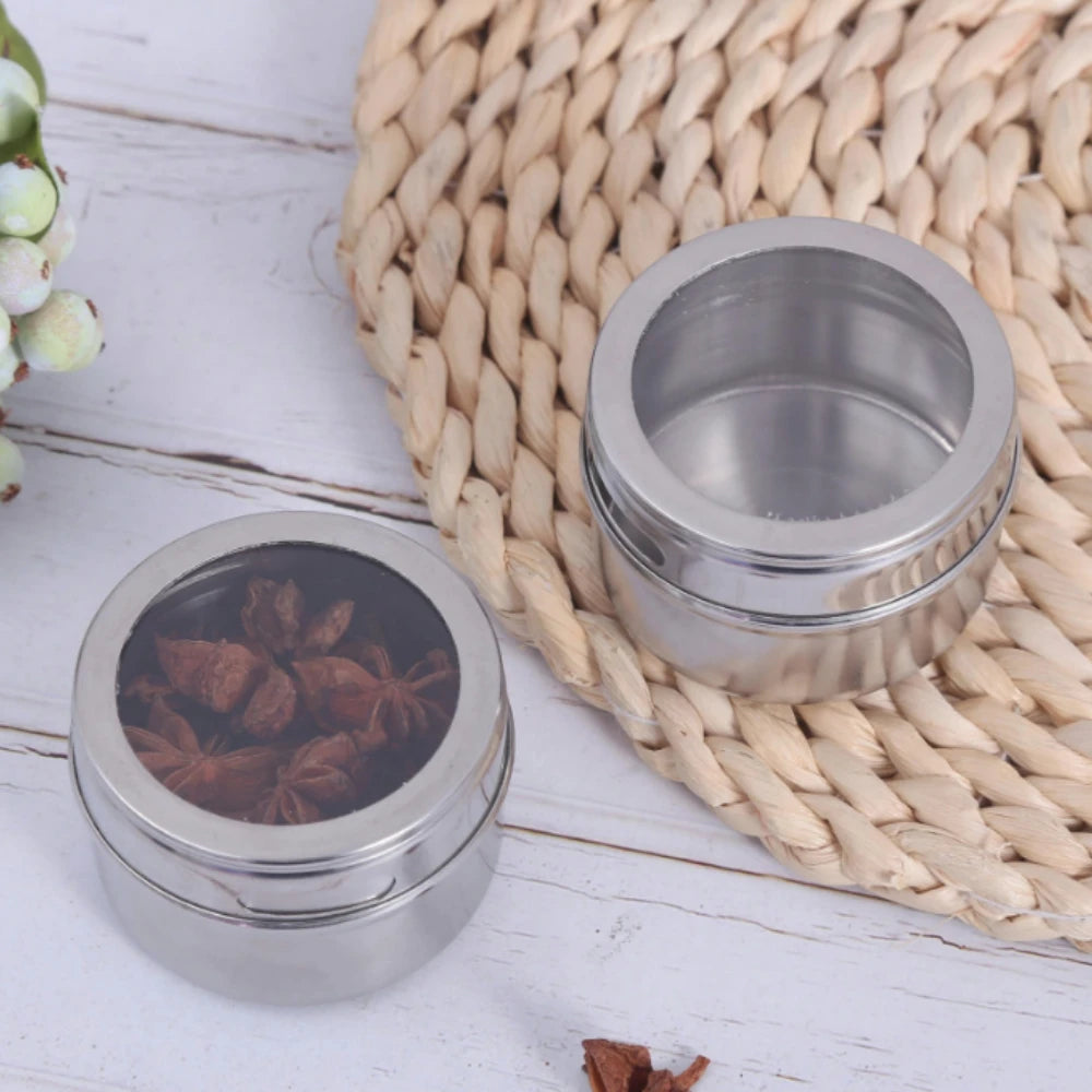 Stainless Steel Portable Travel Seasoning Jar