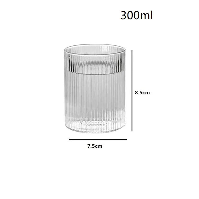 1/3/6pc Glass Cups - Wine, Whiskey and Water