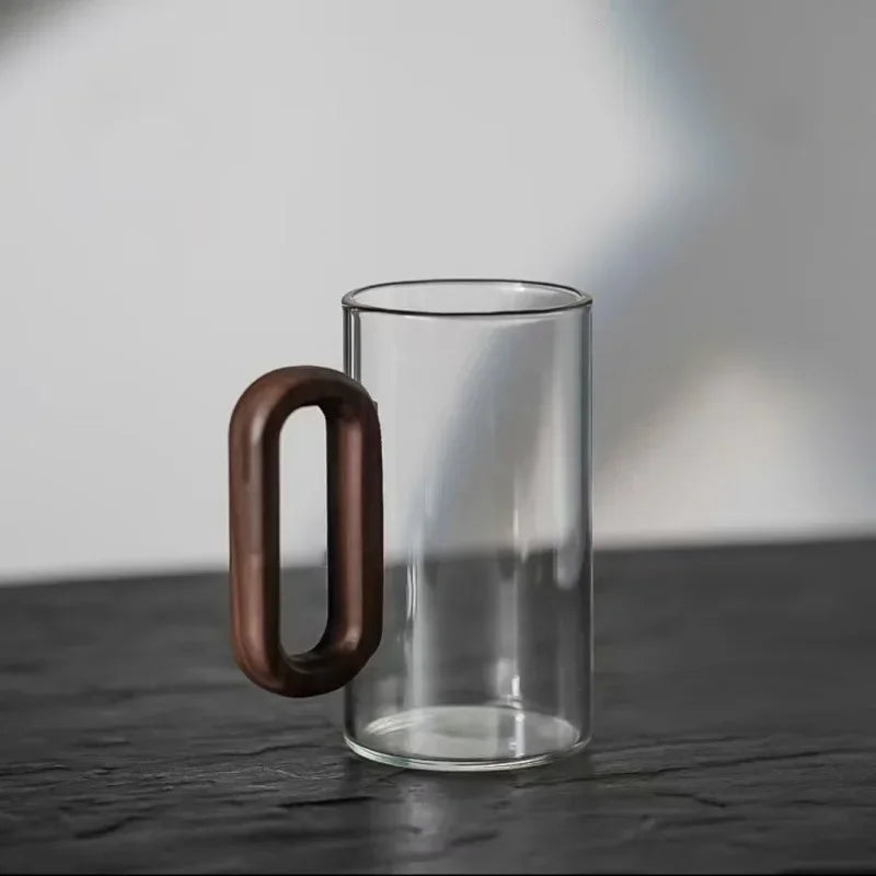 350ML Wood Handle Coffee Mug