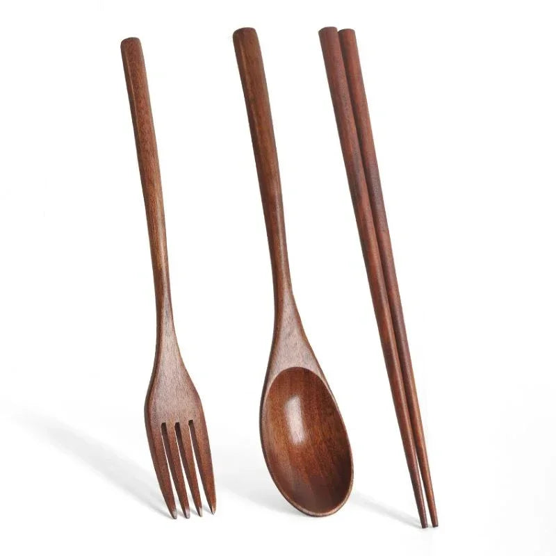 3pc Wooden Cutlery set