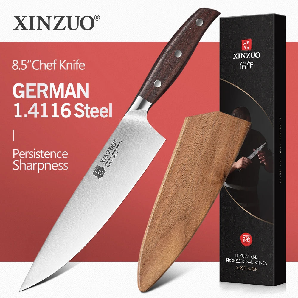 XINZUO 8'' Stainless Steel German Made Chef knife