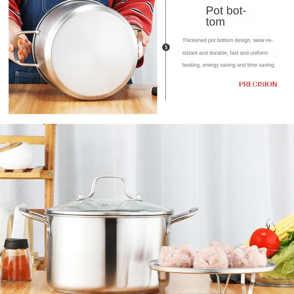 26/28CM Stainless Steel Soup Pot