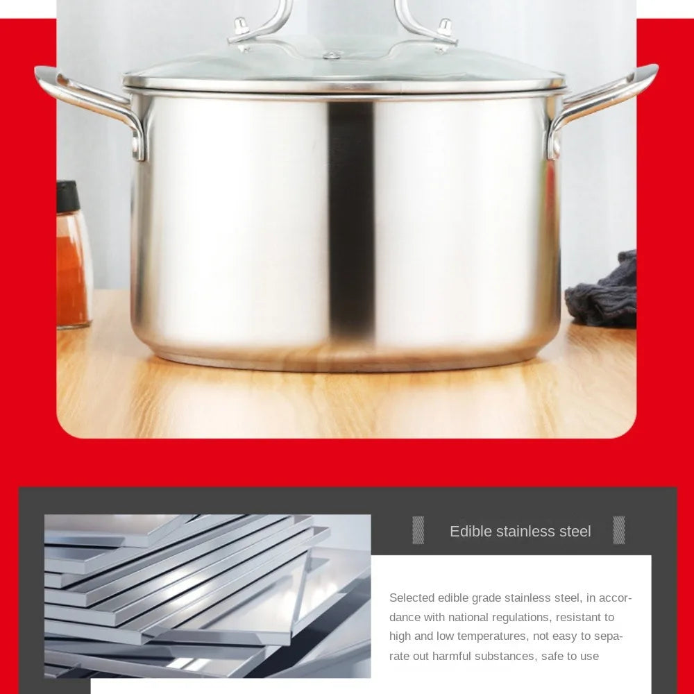 26/28CM Stainless Steel Soup Pot
