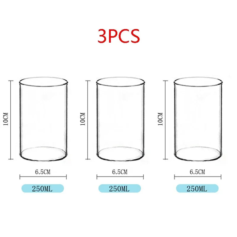 250ML Straight Glass