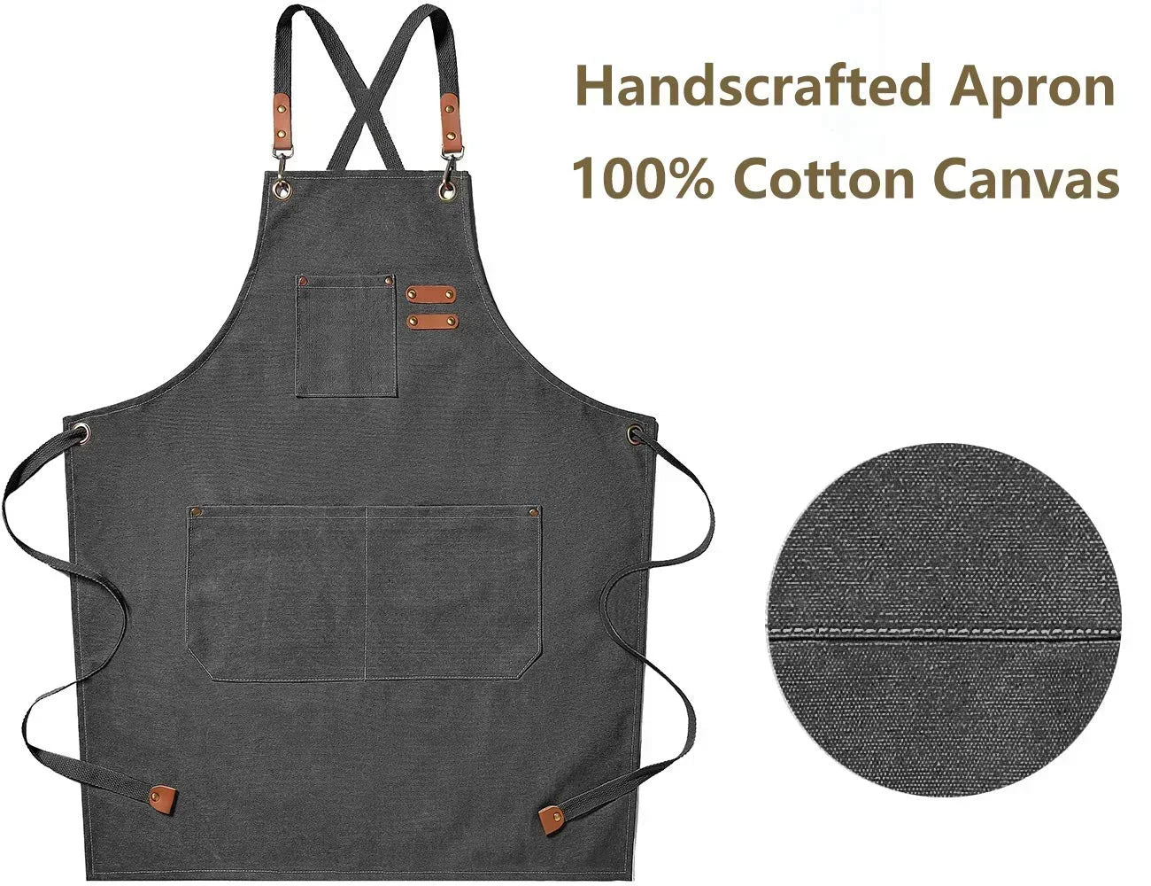 Simplora Canvas Kitchen Apron