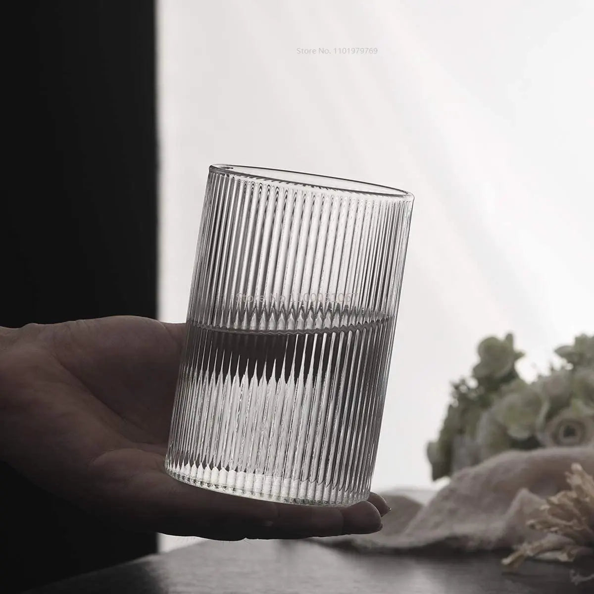 1/3/6pc Glass Cups - Wine, Whiskey and Water