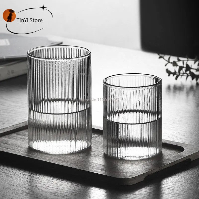 1/3/6pc Glass Cups - Wine, Whiskey and Water
