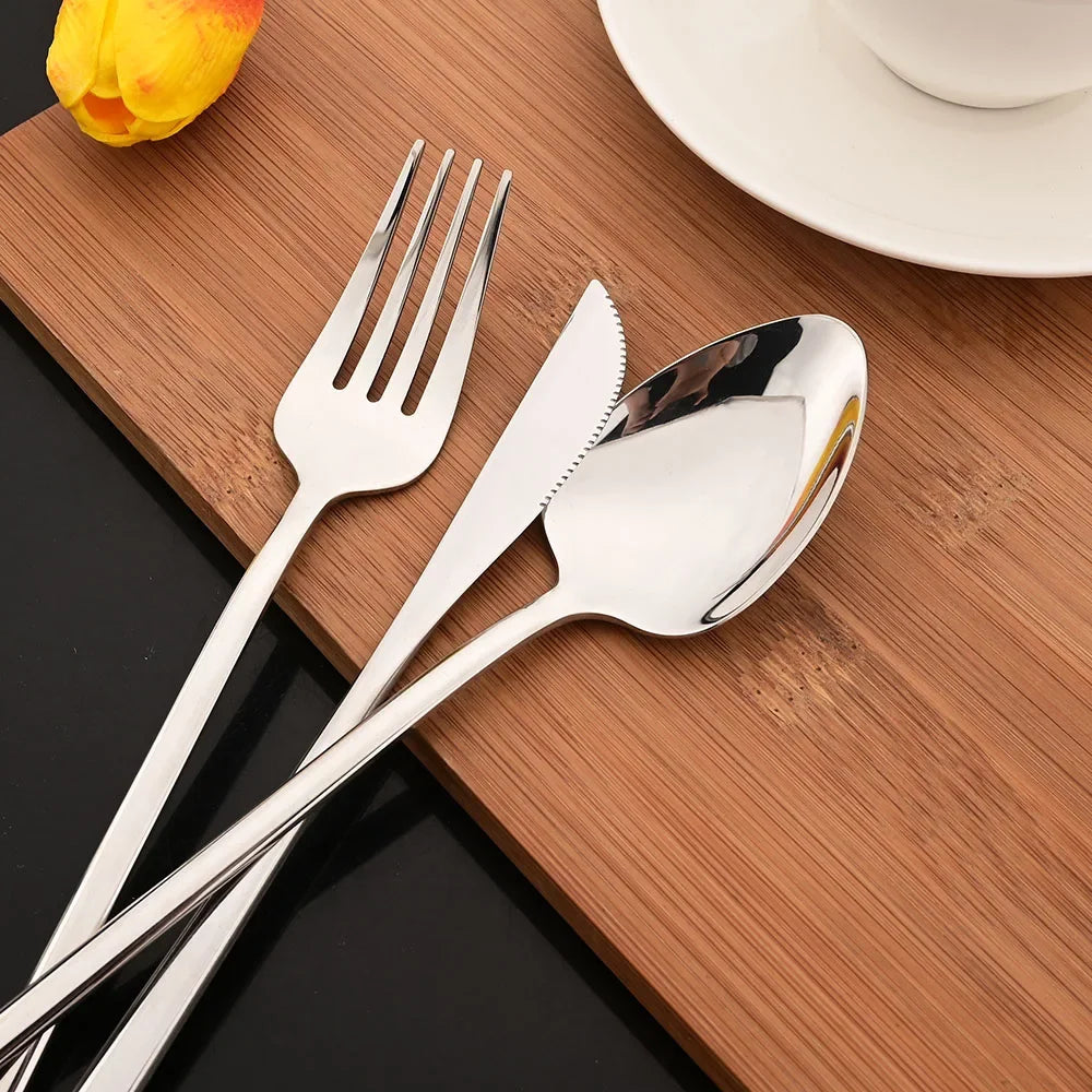 5Pcs Cutlery Set Stainless Steel