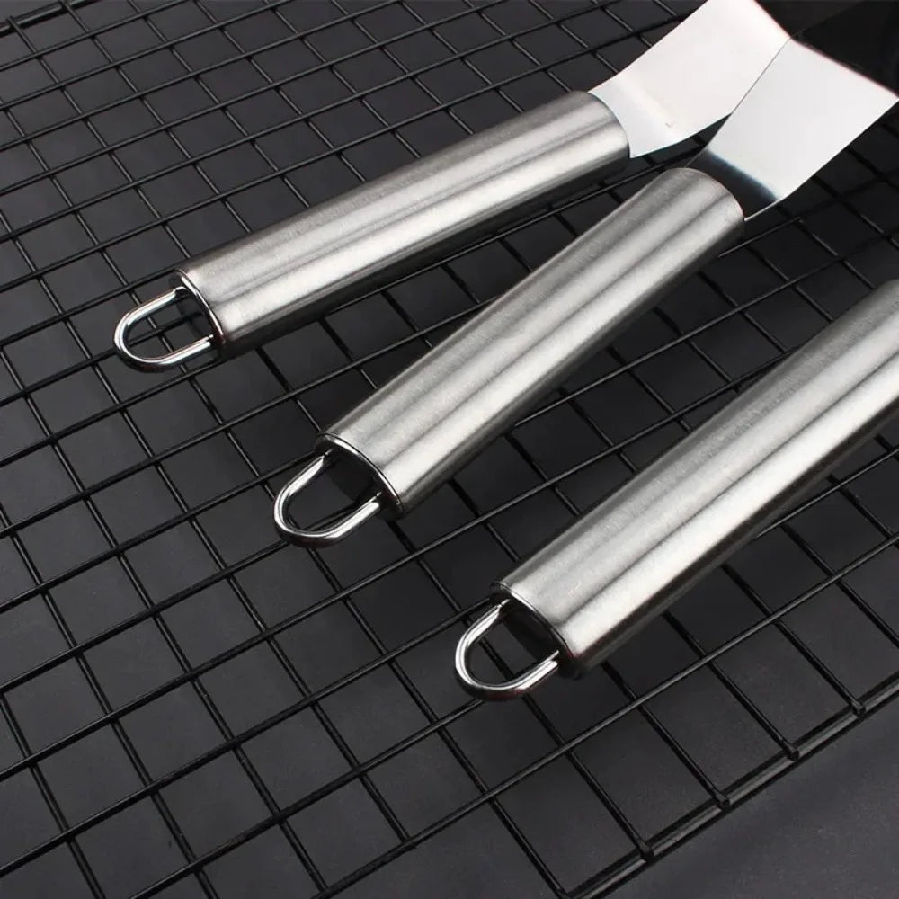6/8/10/12 Inch Stainless Steel Frosting Spatula Straight & Curved