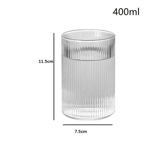 1/3/6pc Glass Cups - Wine, Whiskey and Water