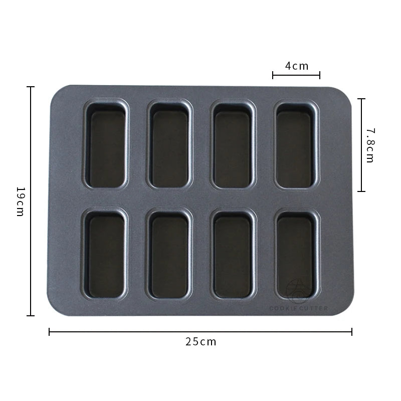 10/8 Cavity Stainless Steel Pastry Pan