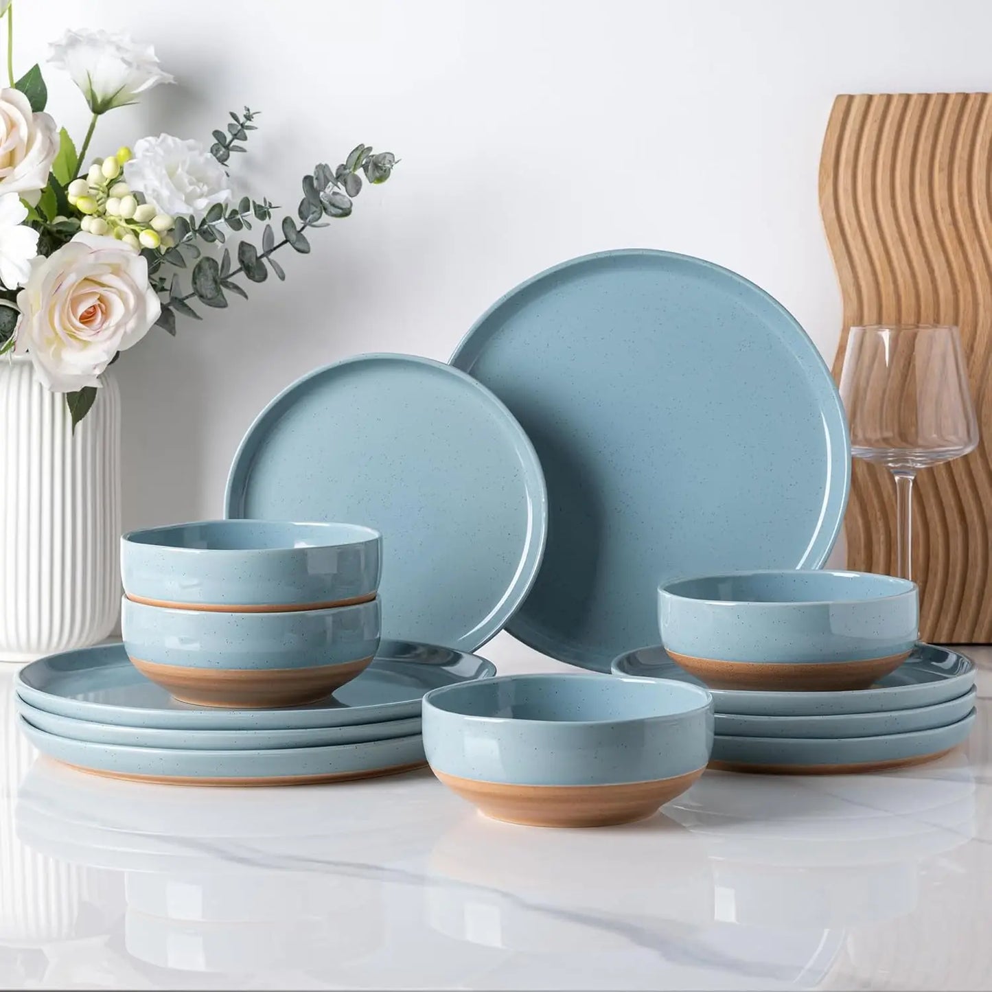 Dinnerware Hand Painted 12 pc