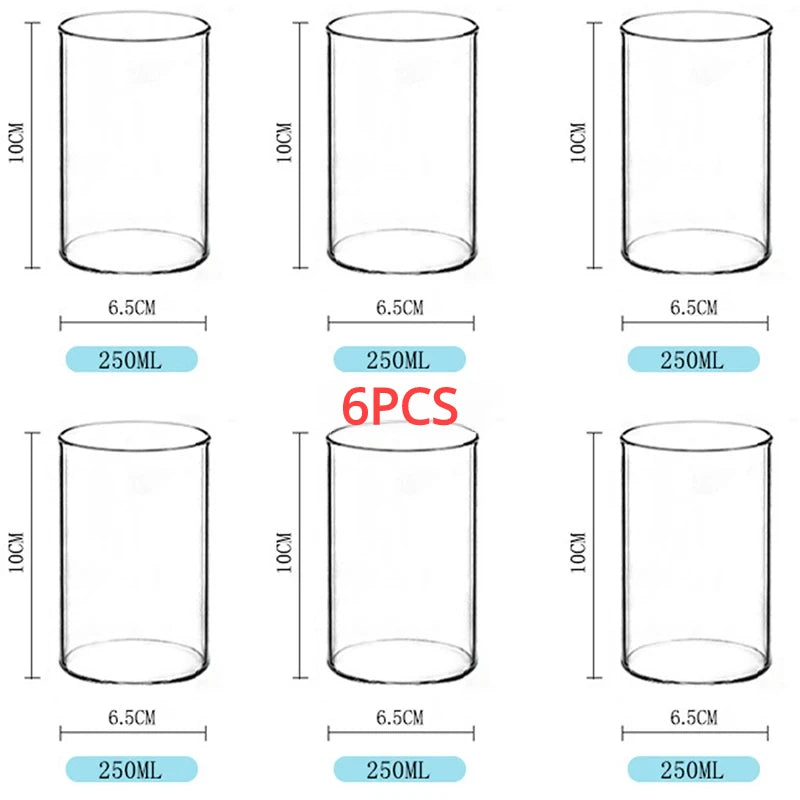 250ML Straight Glass