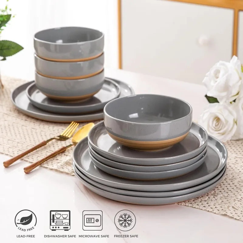 Dinnerware Hand Painted 12 pc