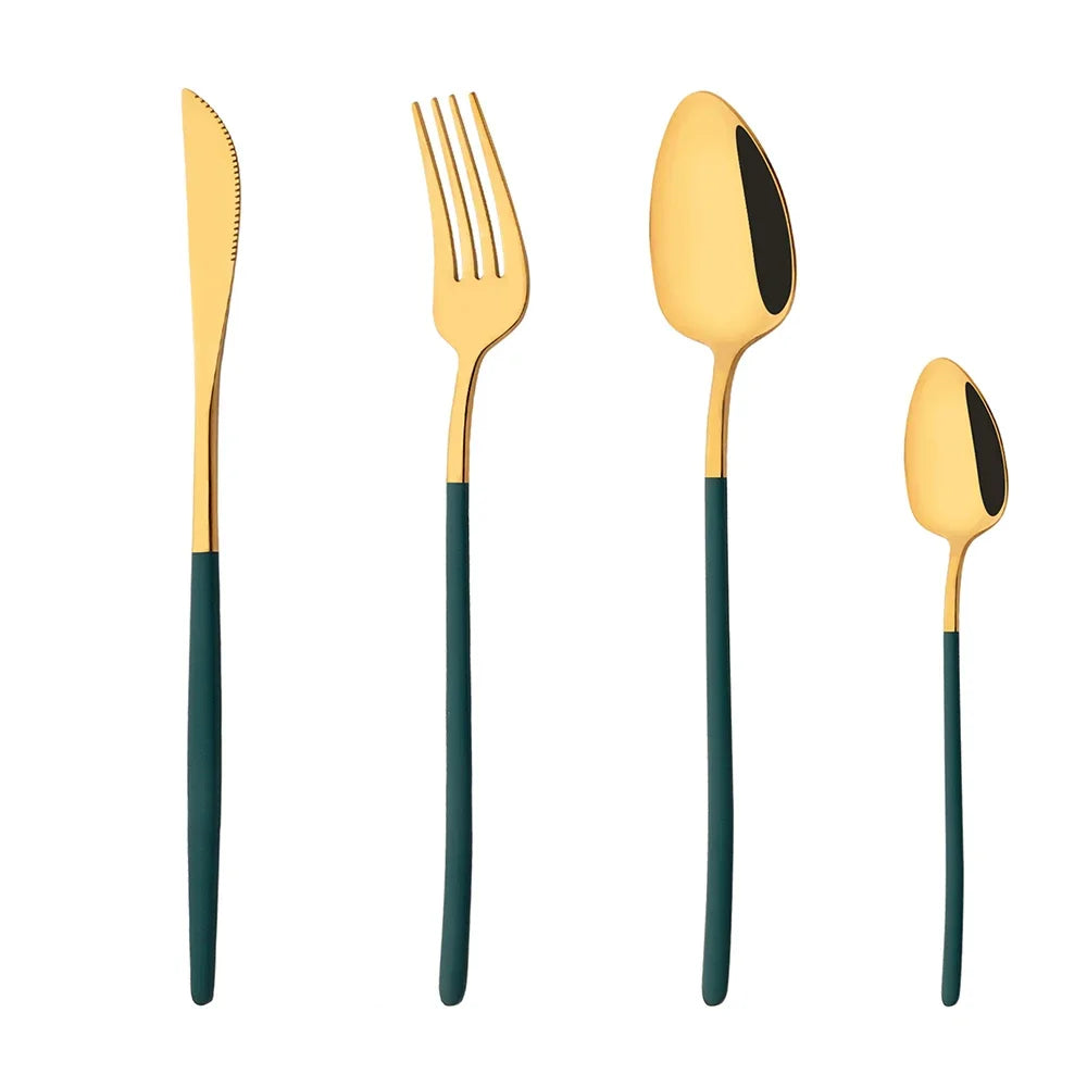 5Pcs Cutlery Set Stainless Steel