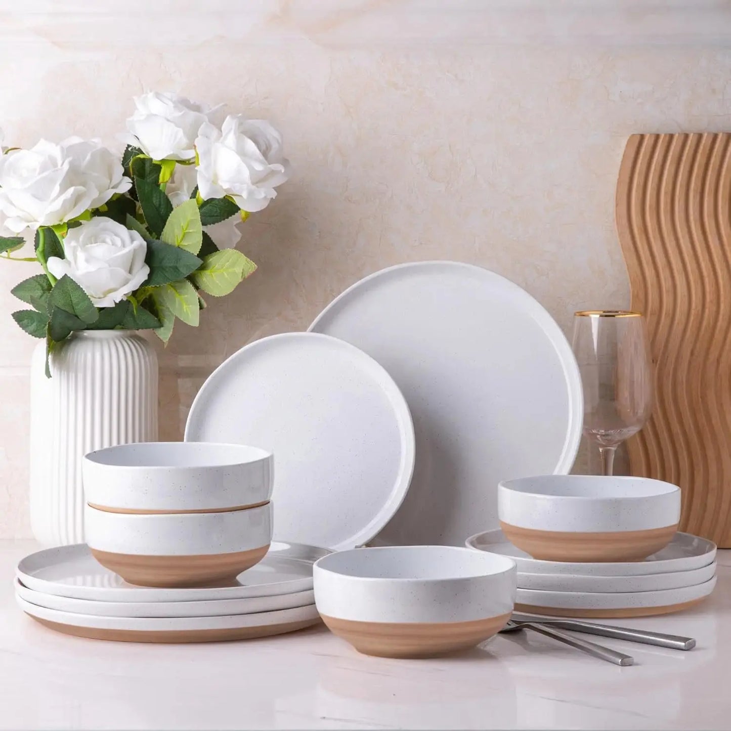Dinnerware Hand Painted 12 pc