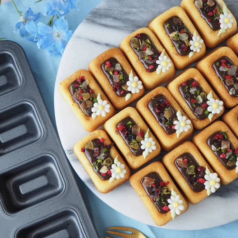 10/8 Cavity Stainless Steel Pastry Pan