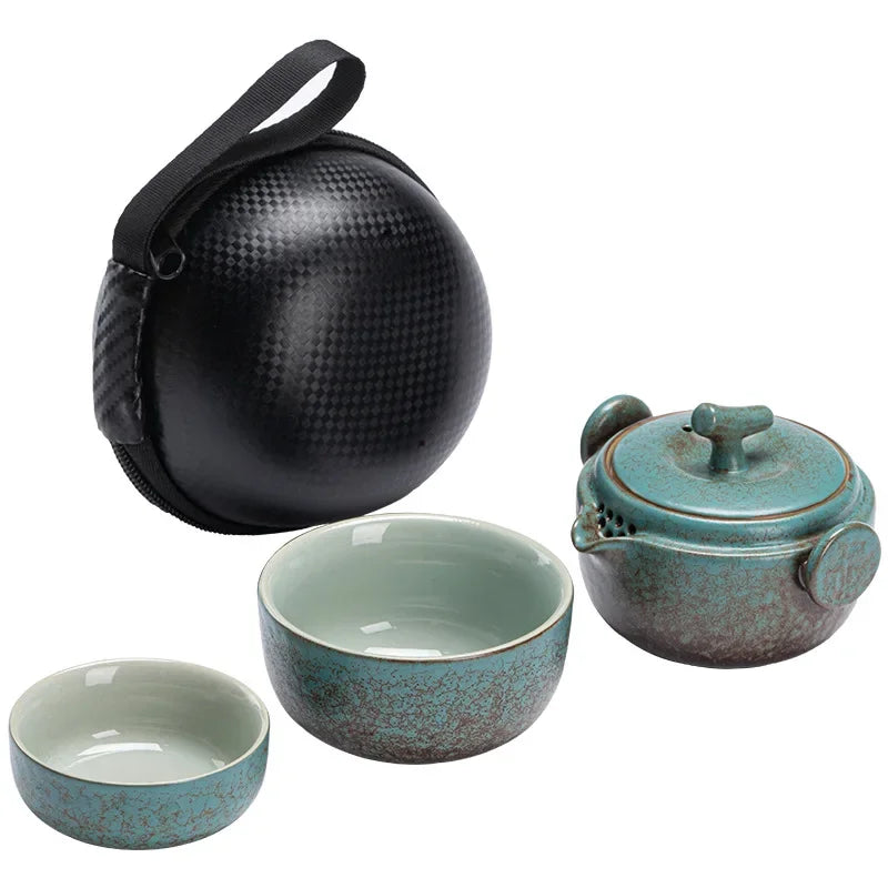 Ceramic Gongfu Travel Tea Set
